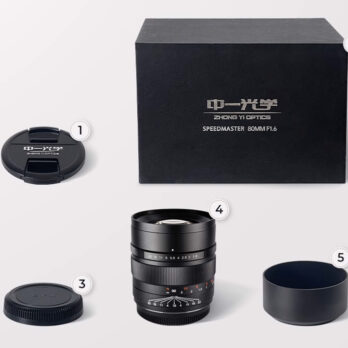 (客訂商品)中一光學 Speedmaster 80mm F1.6 定焦 手動鏡頭 Fuji GFX 中片幅